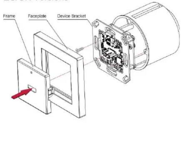 Frame Faceplate Device Bracket