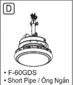 D • F-60GDS • Short Pipe / Óng Ngán