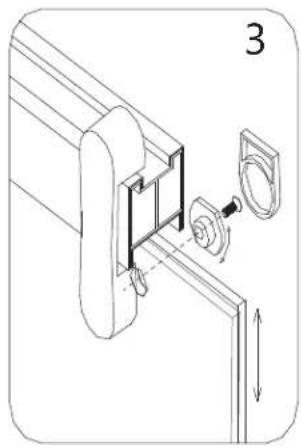 Technical line drawing of a mechanical assembly with no visible text or symbols