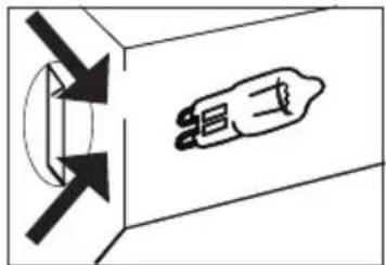 Diagram showing a device with directional arrows and a labeled component, possibly indicating motion or flow.