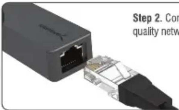 Step 2. Cor quality netw