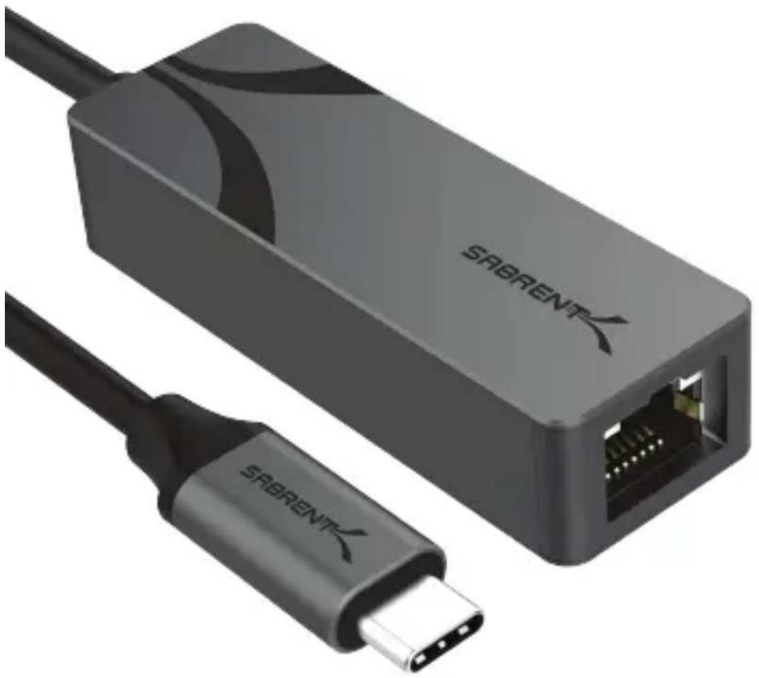 Sabrent NT-25GA - USB-C TO 2.5 GIGABIT ETHERNET ADAPTER - 1