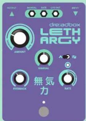 OUTPUT MANUAL RATE LFD OUT INPUT dreadbox LETH ARCY AMOUNT MANUAL FEEDBACK RATE 無気力