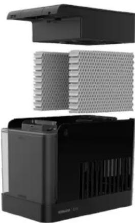 Vornado EV3 - REPLACING WICK - 2