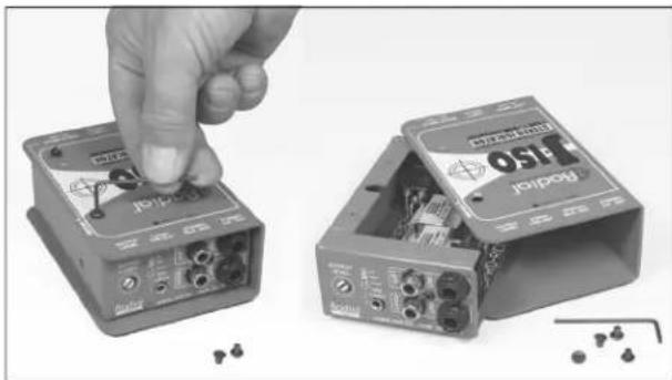 Radial Engineering J-Rak 4 - Step One: Remove the Shell - 1