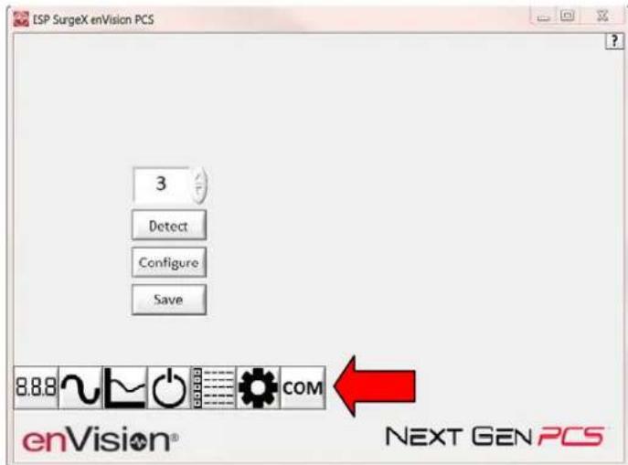 ESP SurgeX enVision PCS 3 Detect Configure Save 8.8.8 enVision® COM NEXT GEN PCS