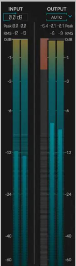 EVENTIDE Elevate - INPUT AND OUTPUT LEVEL and BARMETERS - 1
