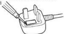 i-PRO WJ-PU201 - IF THE FITTED MOULDED PLUG IS UNSUITABLE FOR THE SOCKET OUTLET IN YOUR HOME THEN THE FUSE SHOULD BE REMOVED AND THE PLUG CUT OFF AND DISPOSED OF SAFELY. THERE IS A DANGER OF SEVERE ELECTRICAL SHOCK IF THE CUT OFF PLUG IS INSERTED INTO ANY 13 AMP SOCKET. - 2