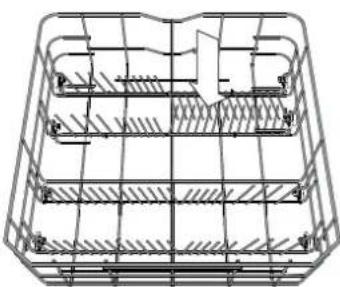 Technical line drawing of a multi-tiered mechanical or structural component (no text or symbols)