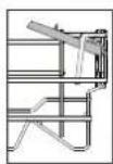 FRANKE FDWS 614 D8P DOS E - FOLDABLE FLAPS WITH ADJUSTABLE POSITION - 2