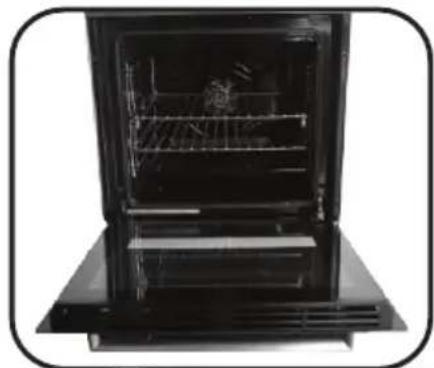 IBERNA IB7D405X - REMOVAL AND CLEANING OF THE GLASS DOOR - 1