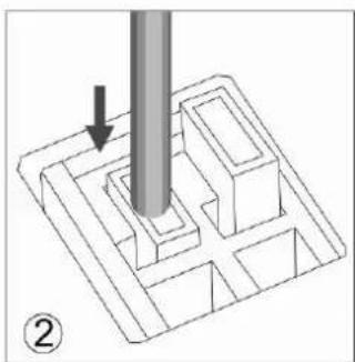AOPEN DEX5550-R - Extend power switch - 3