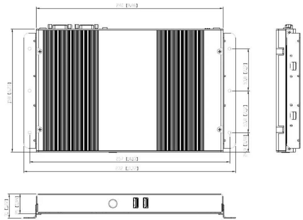 AOPEN DEX5550-R - Chassis and Holder Dimension - 2