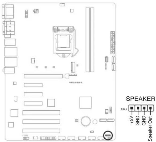 SPEAKER PIN 1 +5V GND GND Speaker Out