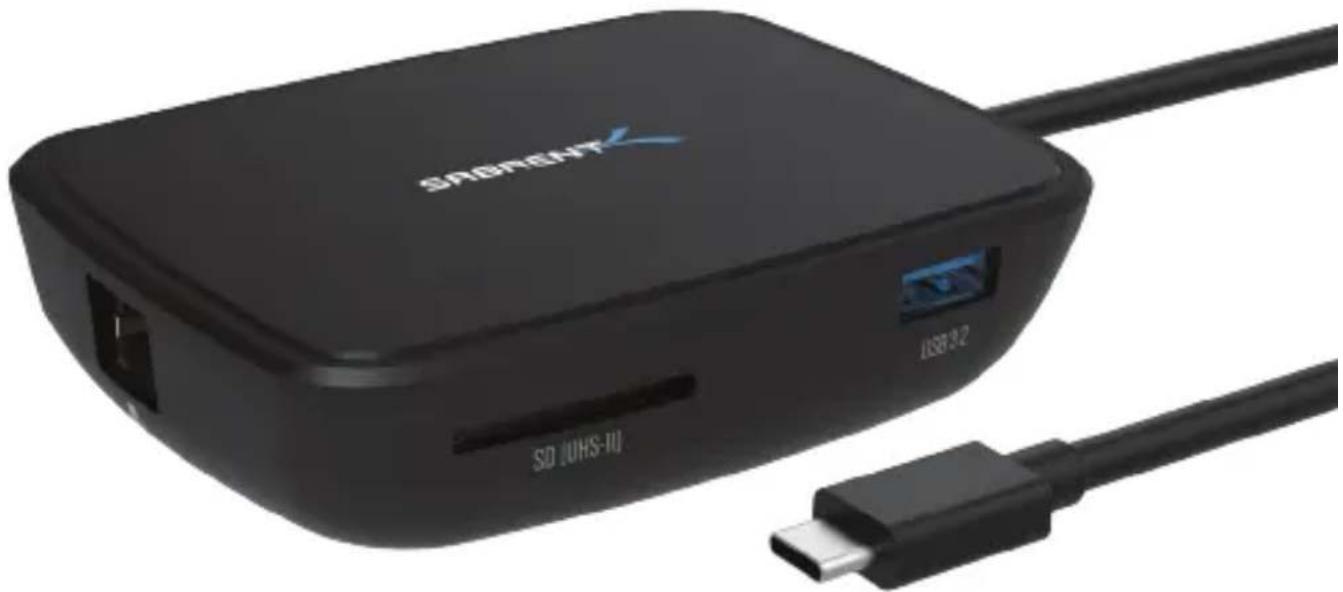 Sabrent HB-THUC - THUNDERBOLT 3™ TRAVEL DOCK - 1