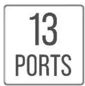 Sabrent HB-U14P - PORT USB 2.0 HUB WITH POWER ADAPTER - 2