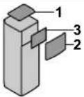DAIKIN ETVX16S23DA6V - Open the following (see "6.2.5 To open the indoor unit" [▶ 61]): - 1