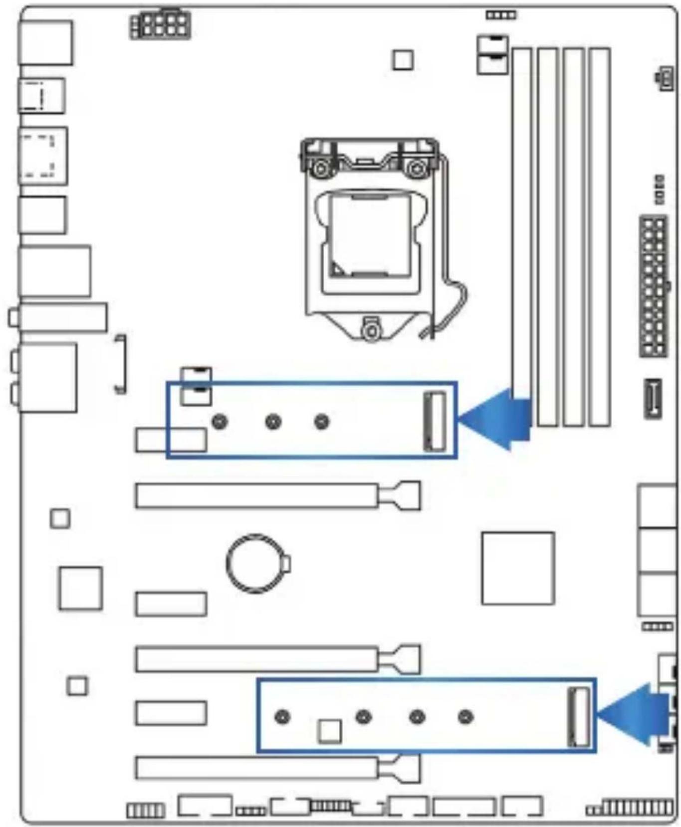 Sabrent SB-1342-1TB - Locate the M.2 slot on your motherboard. - 1