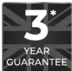 3* YEAR GUARANTEE