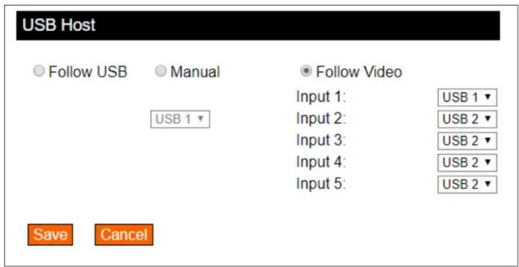 USB Host Follow USB Manual Follow Video Input 1: USB 1 ▼ Input 2: USB 2 ▼ USB 1 ▼ USB 2 ▼ USB 1 ▼ USB 2 ▼ USB 1 ▼ USB 2 ▼ USB 1 ▼ USB 2 ▼ USB 1 ▼ USB 2 ▼ USB 1 ▼ USB 2 ▼ USB 1 ▼ USB 2 ▼ USB 1 ▼ USB 2 ▼ USB 1 ▼ USB 2▼ USB 1 ▼ USB 2 ▼ USB 1 ▼ USB 2 ▼ USB 1 ▼ USB 2 ▼ USB 1 ▼ USB 2 ▼ USB 1 ▼ USB 2 ▼ USB 1 ▼ USB 2 ▼ USB 1 ▼ USB 2 ▼ USB 1 ▼ USB 2 ▼ USB 2 ▼ USB 1 ▼ USB 2 ▼ USB 1 ▼ USB 2 ▼ USB 1 ▼ USB 2 ▼ USB 1 ▼ USB 2 ▼ USB 1 ▼ USB 2 ▼ USB 1 ▼ USB 2 ▼ USB 1 ▼ USB 2 ▼ USB 1 ▼ USB 1 ▼ USB 2 ▼ USB 1 ▼ USB 2 ▼ USB 1 ▼ USB 2 ▼ USB 1 ▼ USB 2 ▼ USB 1 ▼ USB 2 ▼ USB 1 ▼ USB 2 ▼ USB 1 ▼ USB 2 ▼ USB 1 ▼ USB 2 ▼ USB 1 ▲ USB 2 ▲ USB 1 ▲ USB 2 ▲ USB 1 ▲ USB 2 ▲ USB 1 ▲ USB 2 ▲ USB 1 ▲ USB 2 ▲ USB 1 ▲ USB 2 ▲