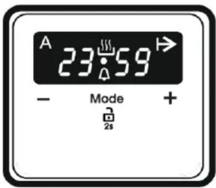 A 23:59 - Mode + 2s