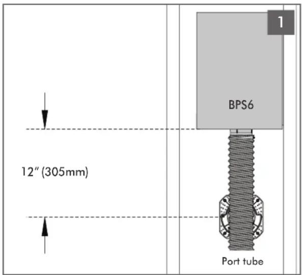 12" (305mm) BPS6 Port tube