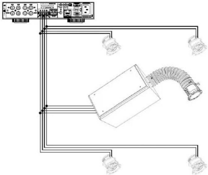 SONANCE Visual Performance VP38R - Wiring - 2 Channel Amplifier - 1