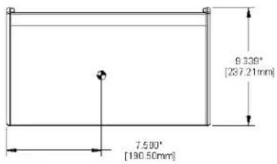 9.339" [237.21mm] 7.500" [190.50mm]