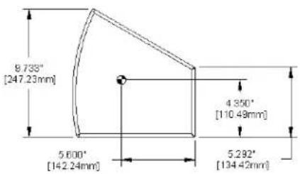 9.735" [247.23mm] 4.350" [110 49mm] 5.600" [142.24mm] 5.292" [134 42mm]