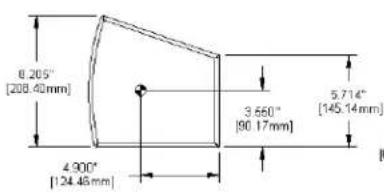 8.205" [208.49mm] 4.300" [124.48mm] 3.650" [90.17mm] 5.714" [145.14mm]