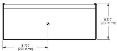 9.330" [237.21mm] 11.750" [299.45mm]