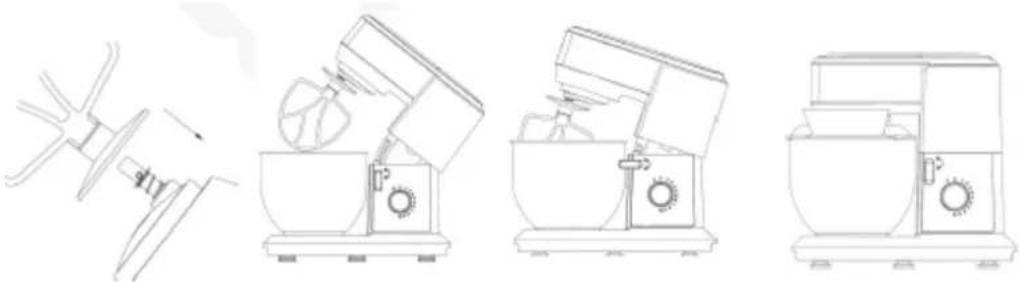 Heinner HPM-1300WHBK - USING THE APPLIANCE - 1
