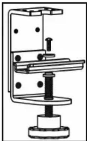 StarTech.com ARMDUALPS - Attaching the Knob to the C-Clamp - 1