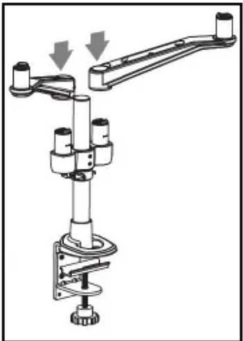 StarTech.com ARMDUALPS - Attaching the Monitor Mount - 3