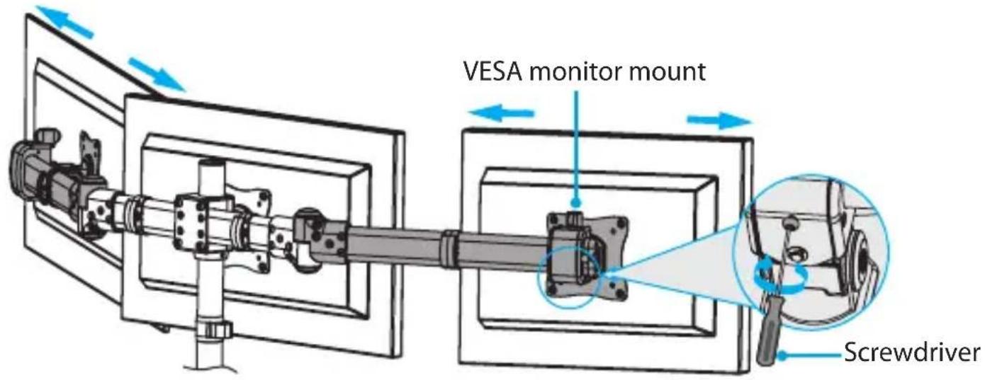 VESA monitor mount Screwdriver