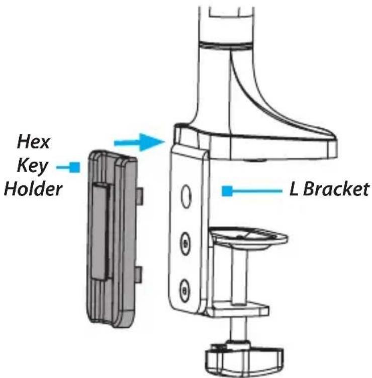 Hex Key Holder L Bracket
