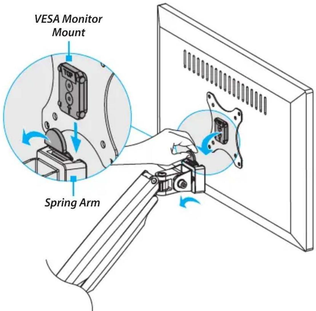 VESA Monitor Mount Spring Arm