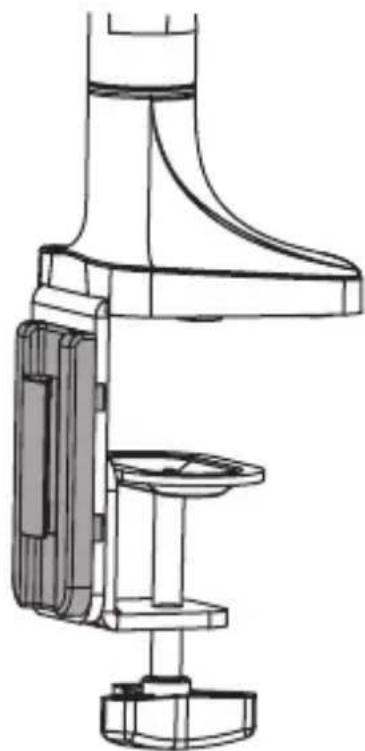 StarTech.com ARMPIVOTHDB - Use the Desk Clamp to Attach the Arm Mount - 6