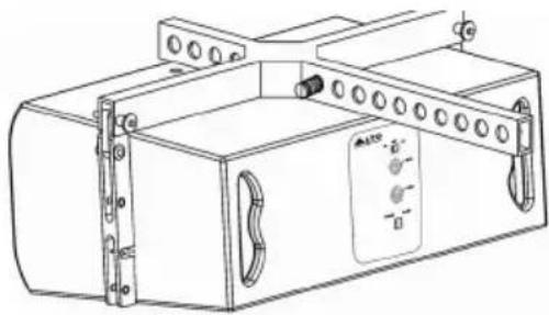 ALTO Tourmax SXA28P - Conexión del bastidor para arreglos - 1