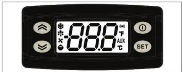 88.0(°C) F AUX ℃ SET
