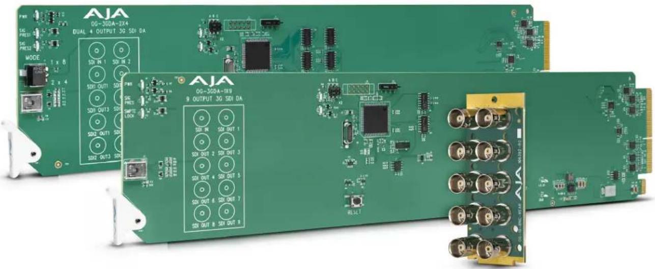 AJA OG-3GDA-2X4 - OG-3GDA Series openGear Cards - 1