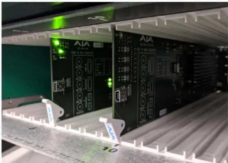 AJA OG-3GDA-2X4 - Rear OG-3GDA Series Card Installation - 3