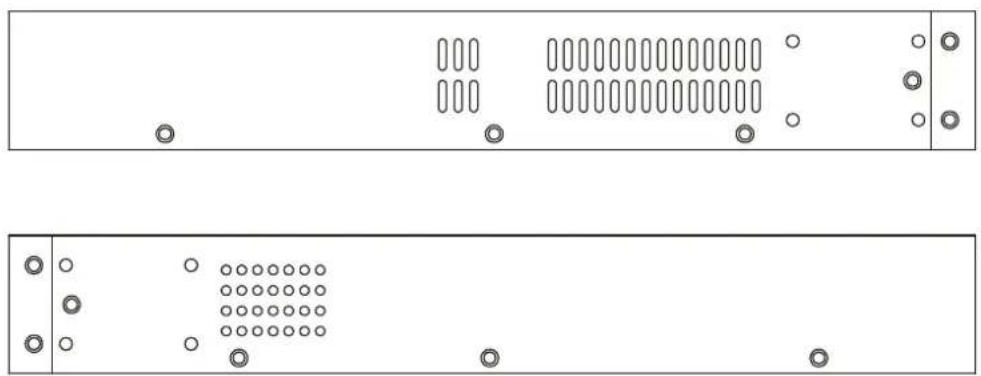 D-LINK DGS-1024T - Side Panels - 1