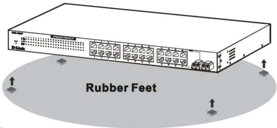 D-Link Gripable Switch Rubber Feet
