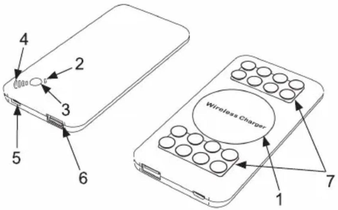 4 2 3 5 6 Wireless Charger 1 7