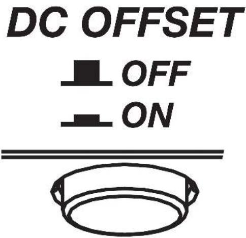 DC OFFSET OFF ON