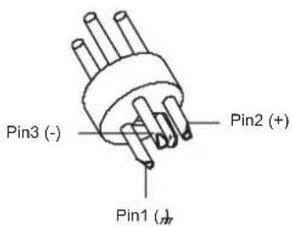 Pin3 (-) Pin2 (+) Pin1 (±)