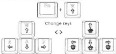 Savio Tempest RX - Changing WSAD to arrow keys mode - 1