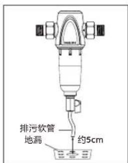 排污软管 地漏 约5cm