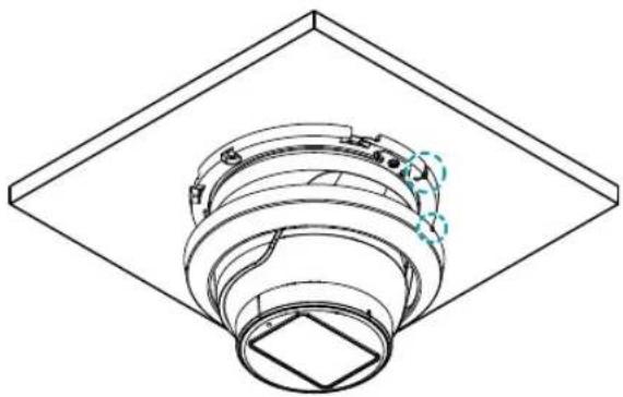 IDIS DC-D4532WERA - Use the screws, anchor provided with the camera to secure the install bracket on a wall or a ceiling. - 4